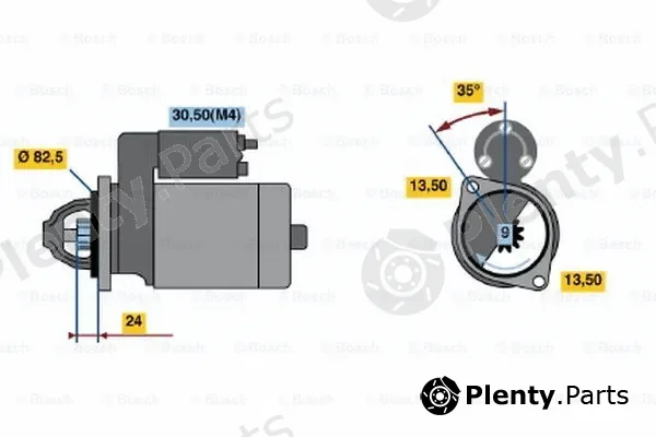 Bosch 0001362041 — Starter