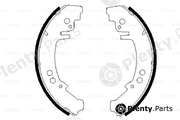 Bosch 0986487421 — Brake Shoe Set