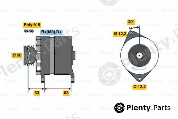 Bosch 0120469034 — Alternator