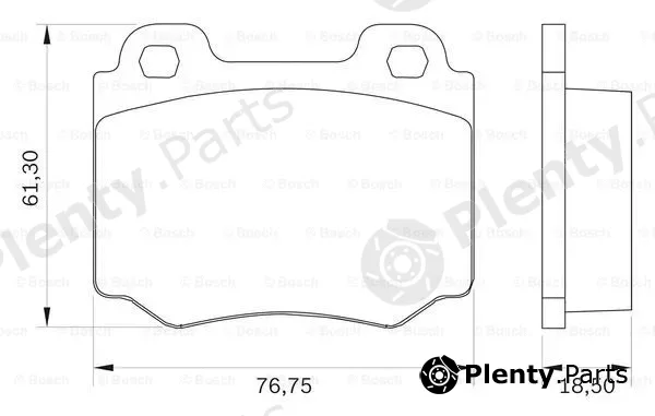 Bosch 0986BB0031 — Brake Pad Set, disc brake