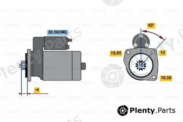 Bosch 0001121422 — Starter