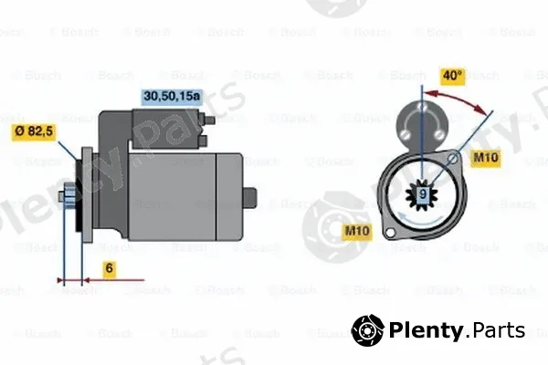 Bosch 0986014261 — Starter