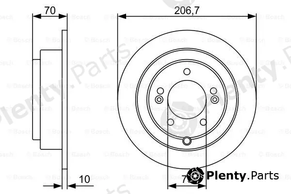 Bosch 0986479V53 — Brake Disc