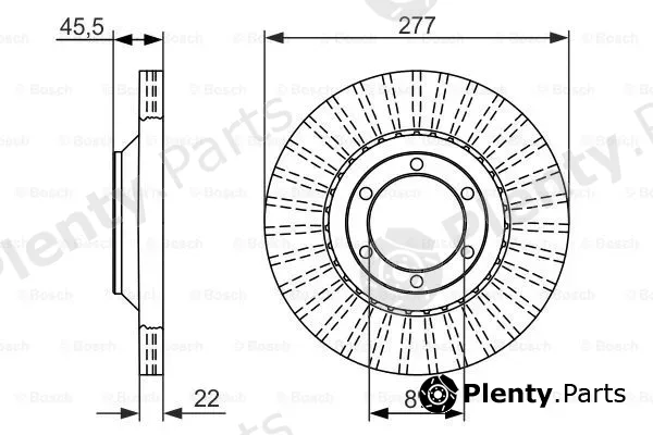 Bosch 0986479702 — Brake Disc