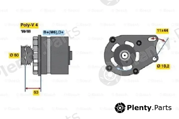 Bosch 0986038621 — Alternator