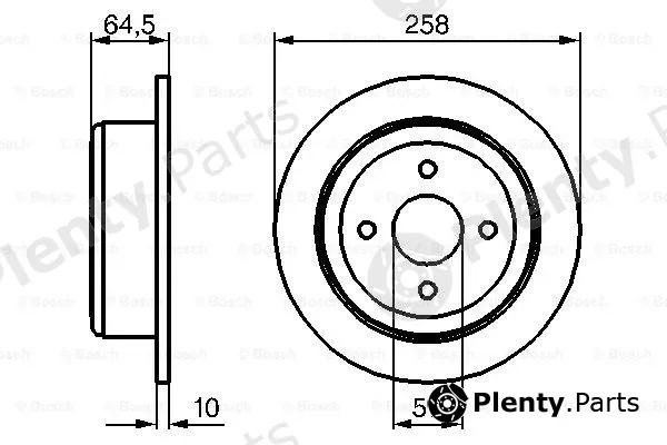 Bosch 0986479220 — Brake Disc