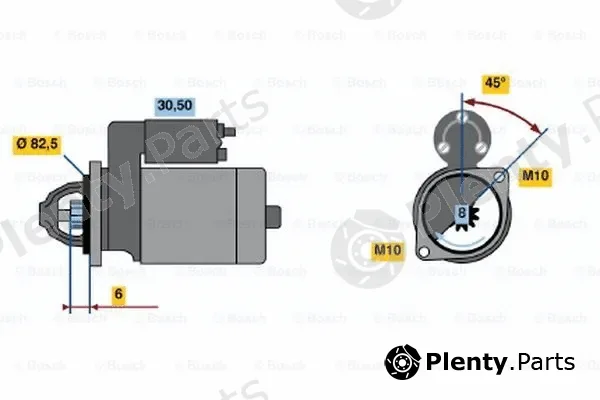 Bosch 0986012911 — Starter