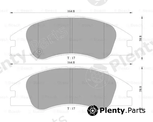Bosch 0986AB3058 — Brake Pad Set, disc brake