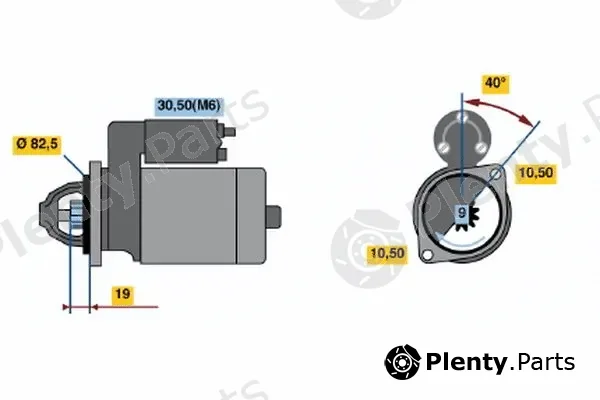 Bosch 0001109031 — Starter