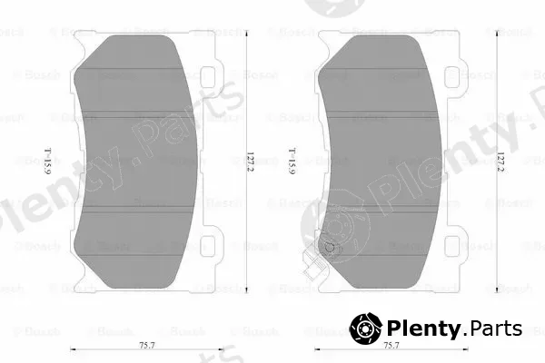 Bosch 0986AB3507 — Brake Pad Set, disc brake