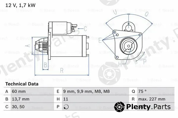 Bosch 0986024060 — Starter