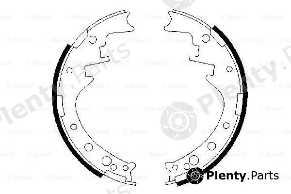 Bosch 0986487292 — Brake Shoe Set