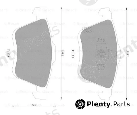 Bosch 0986AB2301 — Brake Pad Set, disc brake