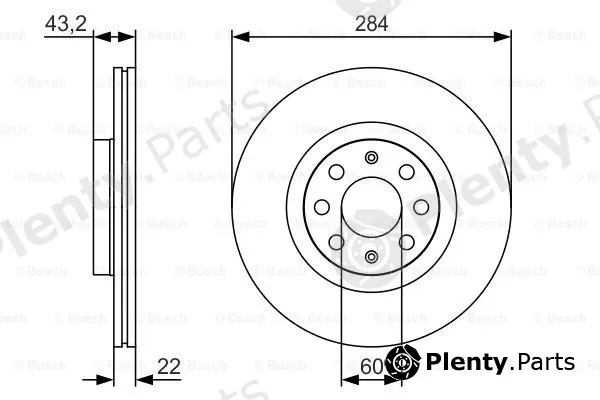 Bosch 0986479S91 — Brake Disc