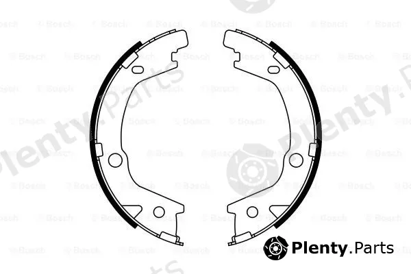 Bosch 0986487770 — Brake Shoe Set, parking brake