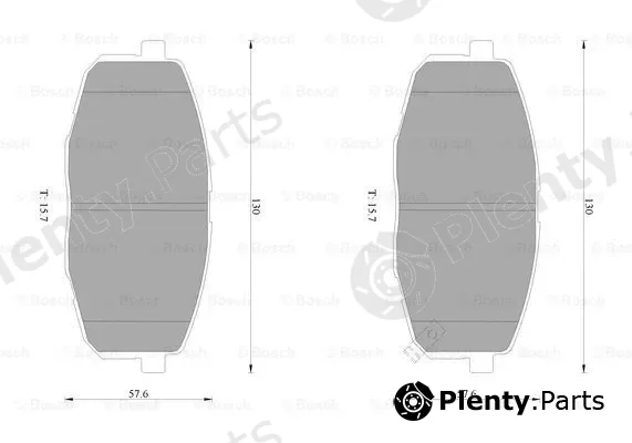 Bosch 0986AB1026 — Brake Pad Set, disc brake