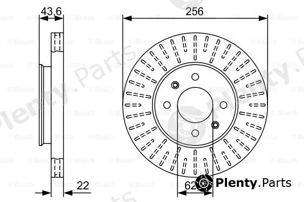 Bosch 0986479V96 — Brake Disc