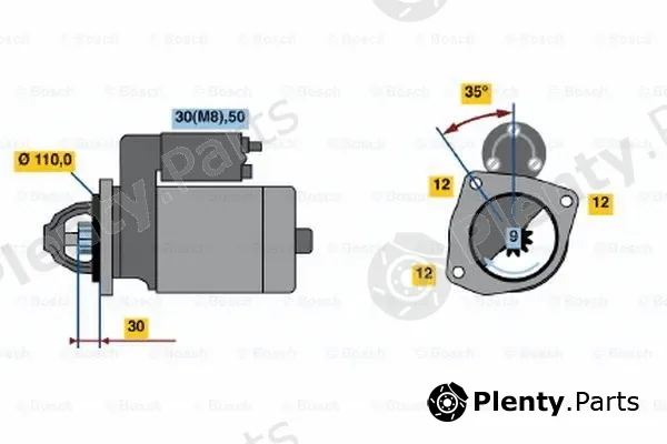 Bosch 0001218703 — Starter