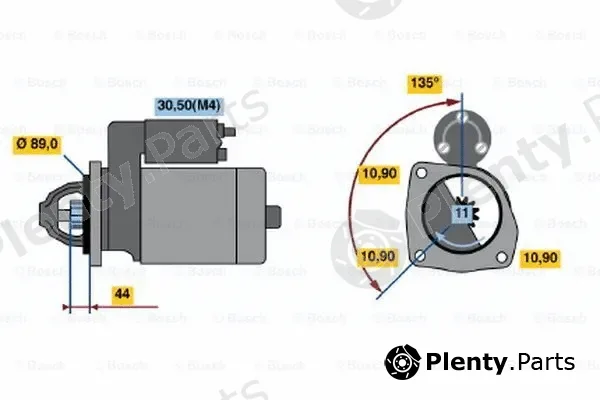 Bosch 0001364402 — Starter