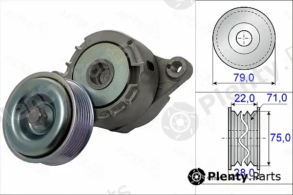 Autex 654967 — Belt Tensioner, V-ribbed belt