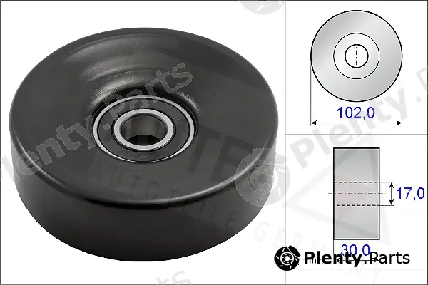 Autex 654697 — Tensioner Pulley, V-ribbed belt