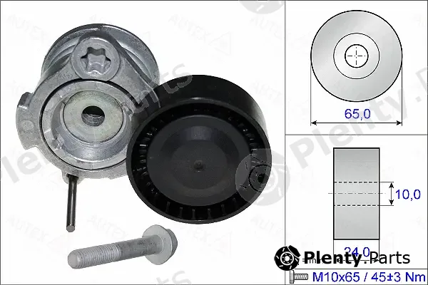 Autex 654882 — Belt Tensioner, V-ribbed belt