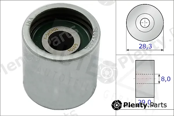 Autex 654472 — Deflection/Guide Pulley, timing belt