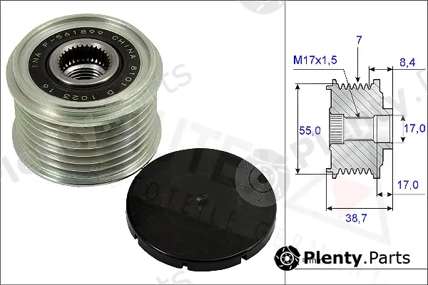 Autex 654853 — Alternator Freewheel Clutch