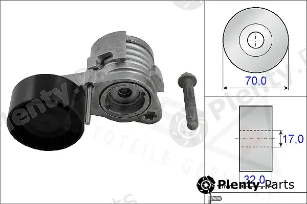 Autex 654814 — Belt Tensioner, V-ribbed belt
