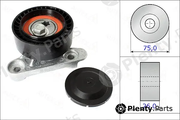 Autex 654982 — Tensioner Pulley, V-ribbed belt