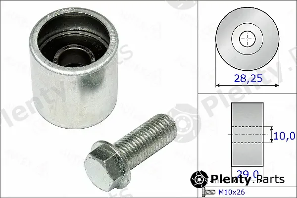 Autex 654937 — Deflection/Guide Pulley, timing belt