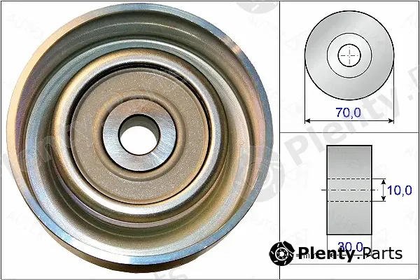 Autex 654941 — Deflection/Guide Pulley, V-ribbed belt