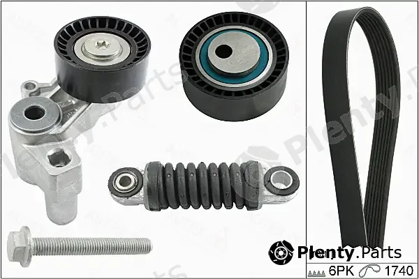 Autex 702901 — V-Ribbed Belt Set