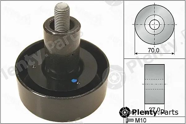 Autex 655156 — Deflection/Guide Pulley, V-ribbed belt