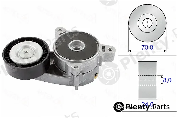 Autex 654910 — Belt Tensioner, V-ribbed belt
