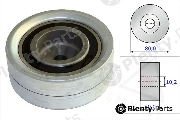 Autex 654718 — Deflection/Guide Pulley, timing belt