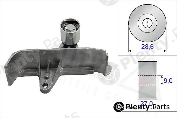 Autex 654831 — Deflection/Guide Pulley, timing belt