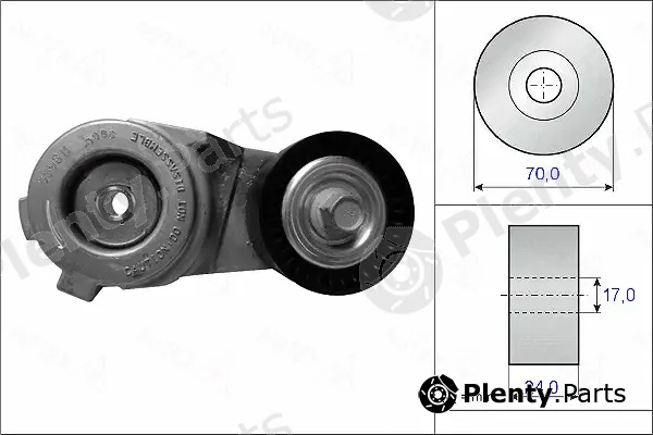 Autex 654961 — Belt Tensioner, V-ribbed belt