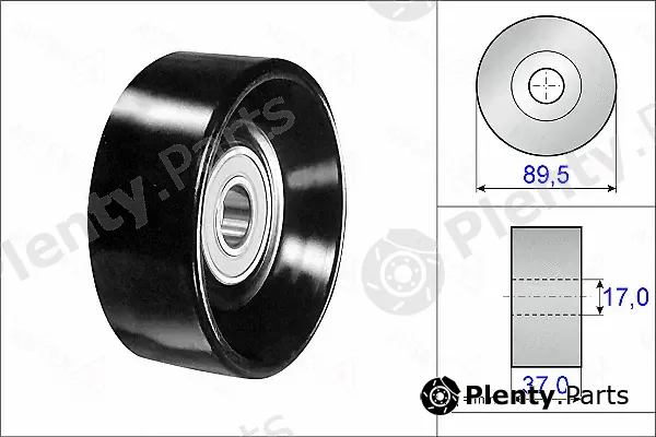 Autex 654930 — Deflection/Guide Pulley, V-ribbed belt