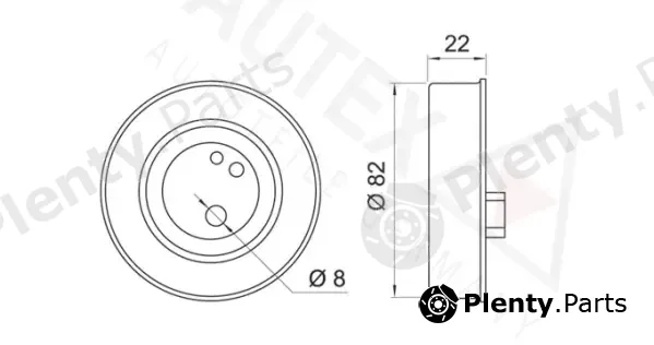 Autex 654220 — Tensioner Pulley, timing belt