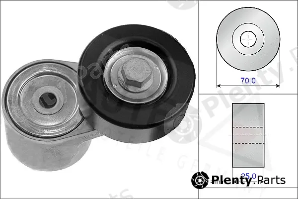 Autex 654850 — Belt Tensioner, V-ribbed belt
