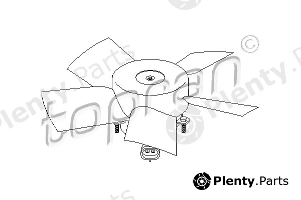 Topran 207321 — Fan, engine cooling