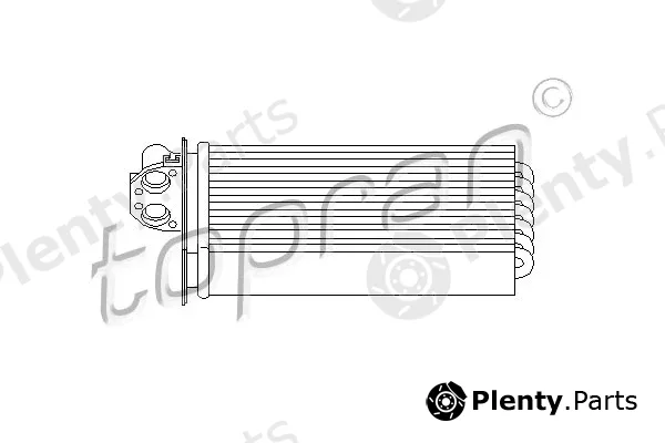 Topran 721424 — Heat Exchanger, interior heating