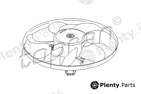 Topran 107717 — Fan, engine cooling