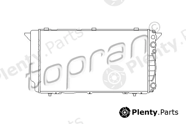 Topran 112295 — Radiator, engine cooling