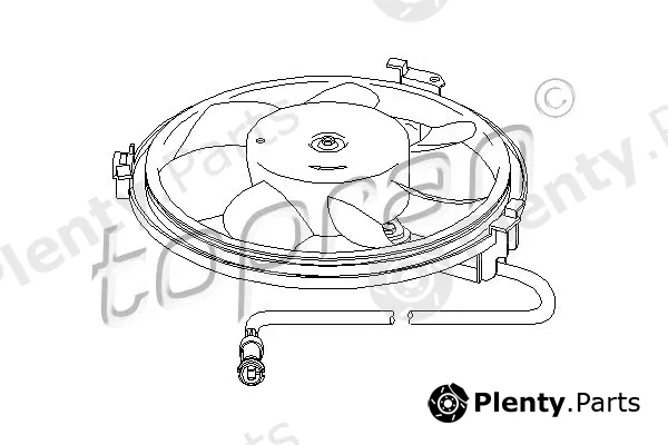 Topran 112105 — Fan, engine cooling