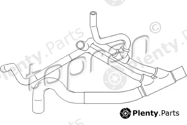 Topran 700496 — Radiator Hose
