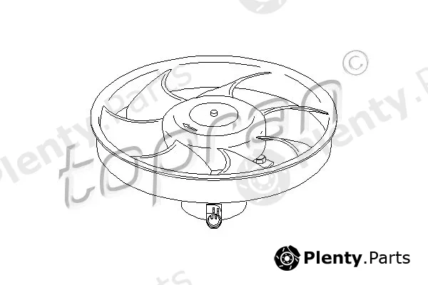 Topran 302601 — Fan, engine cooling