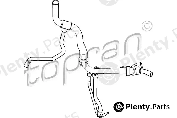 Topran 207717 — Radiator Hose