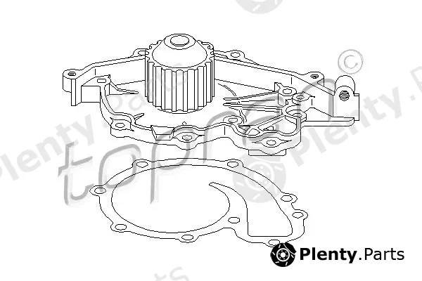 Topran 700422 — Water Pump, engine cooling